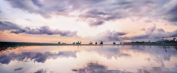 Fotokunst harmony op glas 50x125