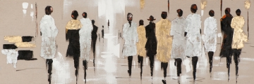 schilderij figuratief 30x90