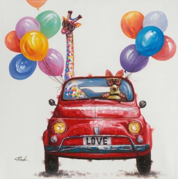 schilderij Fiat 70x70