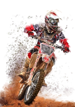 Motorcrosser 75x100