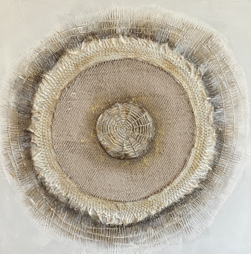 Schilderij mandala 74x74