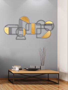 Metalen wandobject Nostra 43x92