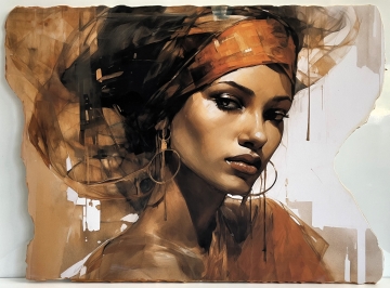 Shape Art stylisch woman 100x135