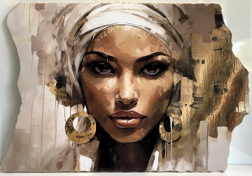 Shape Art mesmerizing woman 100x135