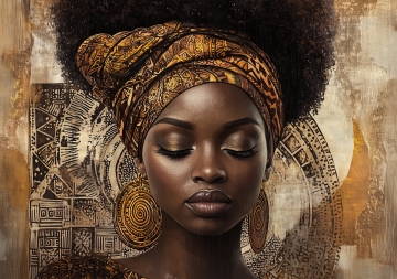 Fotokunst  African vibes II op canvas 100x150 