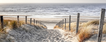 fotokunst strand en duinen 60x150