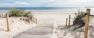 Fotokunst strand en duinen 60x150