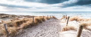 Fotokunst strand en duinen 60x150