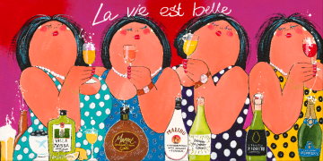 Dikke Dames La Vie est Belle 70x140