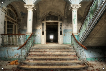 Tuinposter Corridor 70x100