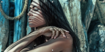 Tuinposter Resting on the beach 70x140