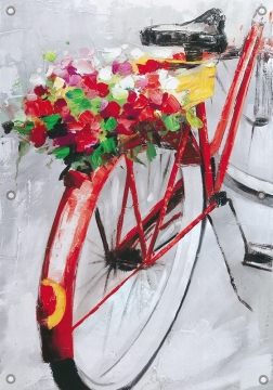 Tuinposter fiets 70x100