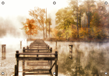 Tuinposter Steiger in meer 70x100