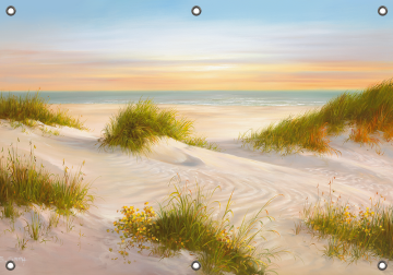 Tuinposter strand 70x100