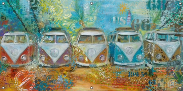 Tuinposter VW Bus 70x140