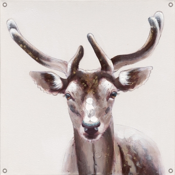 Tuinposter hert 80x80