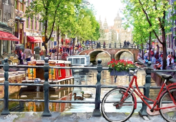 Tuinposter Amsterdam 70x100
