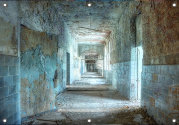 Tuinposter Urban hall 70x100