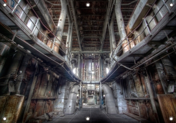 Tuinposter Urban industrial 70x100