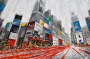 Schilderij skyline stad 100x150 thumbnail