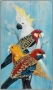 Schilderij vogels met lijst 72x122 thumbnail