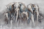 Olifant schilderij 100x150 thumbnail