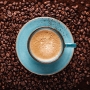 Coffee op glas 60x60 thumbnail