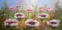 Schilderij bloemen 70x140 thumbnail