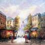 Schilderij Stadsgezicht 50x50 thumbnail