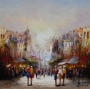Schilderij stadsgezicht 50x50 thumbnail