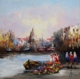 Schilderij stadsgezicht 50x50 thumbnail