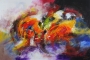 Schilderij abstract 100x150 thumbnail
