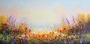 Schilderij bloemenveld 70x140 thumbnail