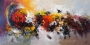 Schilderij abstract 70x140 thumbnail