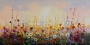 Schilderij bloemenveld 70x140 thumbnail