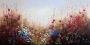 Schilderij bloemenveld 70x140 thumbnail