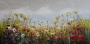 Schilderij bloemenveld 70x140 thumbnail