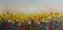 Schilderij bloemenveld 100x200 thumbnail