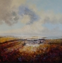 Schilderij landschap 100x100 thumbnail