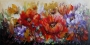 Schilderij bloemen 70x140 thumbnail