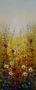 Schilderij bloemenveld 50x120 thumbnail