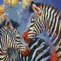 schilderij zebra 90x90 thumbnail