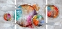 Schilderij abstract 3-luik 70x146 thumbnail
