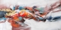 Schilderij abstract 60x120 thumbnail
