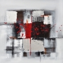 schilderij abstract rood 60x60 thumbnail