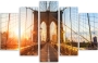 Meerluik fotokunst Brooklyn Bridge 100x150 thumbnail
