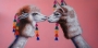 Schilderij lama 100x200 thumbnail
