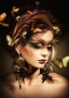 Mother nature op glas 80x120 thumbnail