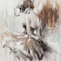 Schilderij ballerina 100x100 thumbnail