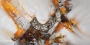 schilderij modern oker 70x140 thumbnail
